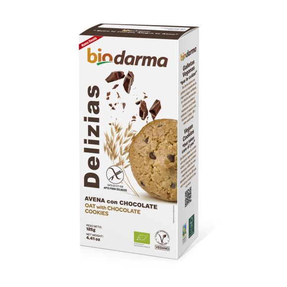 GALLETAS DE AVENA CON CHOCOLATE.