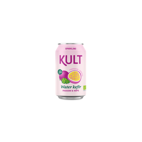 KULT Water Kefir Pasión y Lúpulo