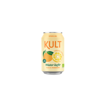 KULT Water Kefir Yuzu y Mandarina