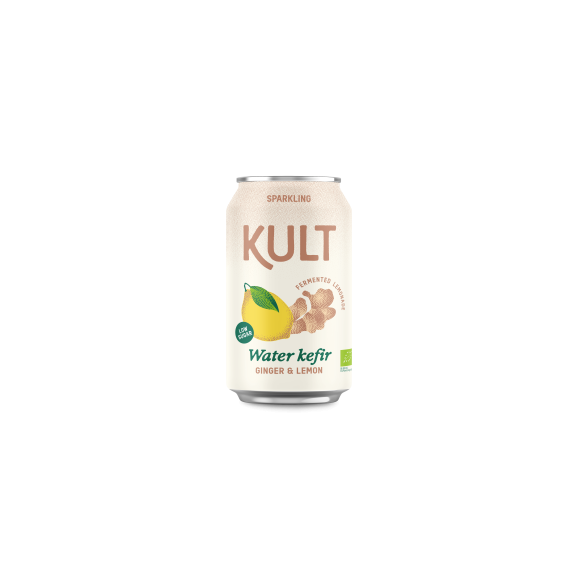 KULT Water Kefir Jengibre y Limón