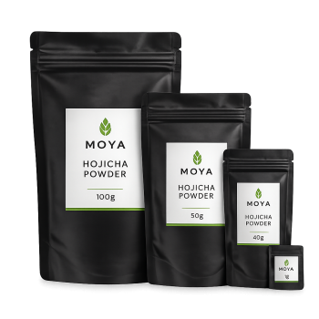 Moya Hojicha Powder – Té verde tostado ecológico en polvo