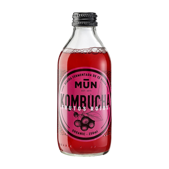 MŪN KOMBUCHA CASUAL FRUTOS ROJOS