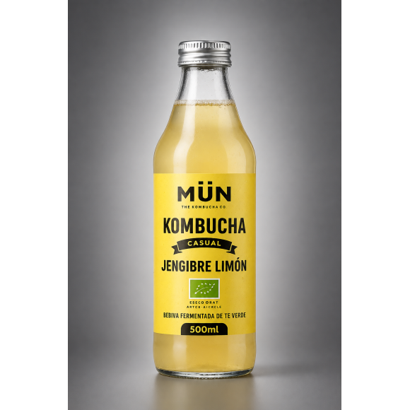 MŪN KOMBUCHA CASUAL JENGIBRE LIMÓN