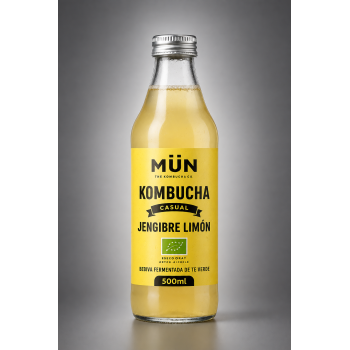 MŪN KOMBUCHA CASUAL JENGIBRE LIMÓN