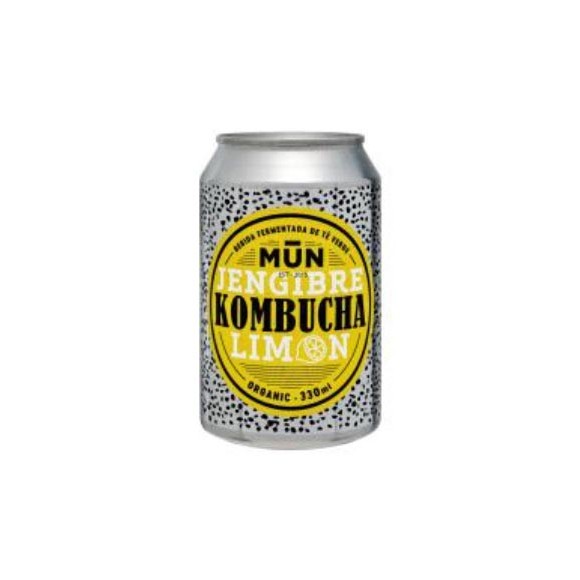 MŪN KOMBUCHA CASUAL JENGIBRE LIMÓN – LATA