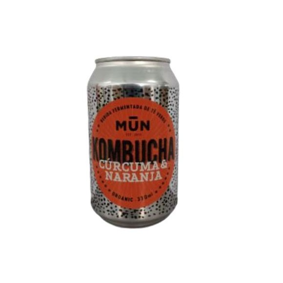 MEZCLA DE KOMBUCHA CASUAL DE NARANJA Y CÚRCUMA – ENLATADA