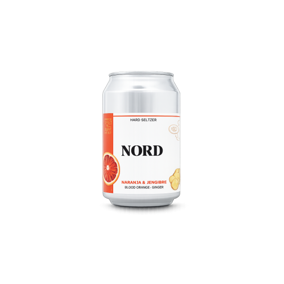 NORD Hard Seltzer Naranja & Jengibre
