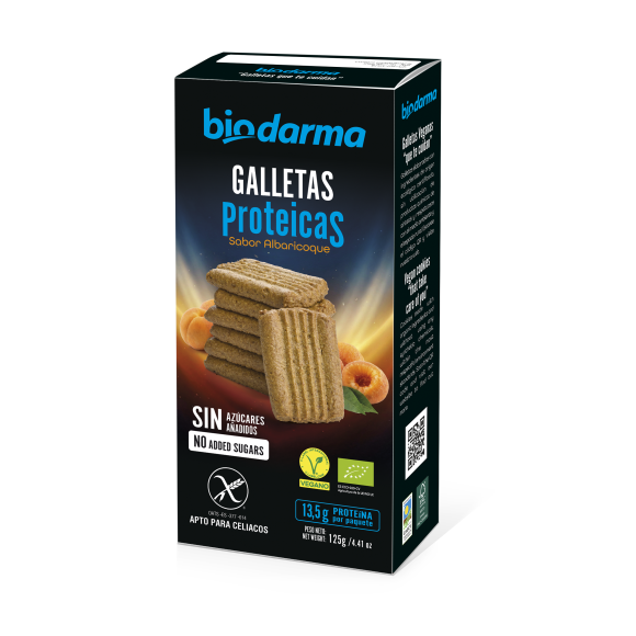 GALLETAS PROTEICAS SABOR ALBARICOQUE