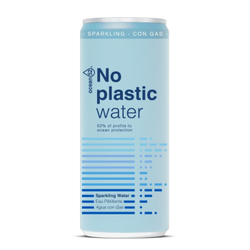 No Plastic Water – Agua mineral natural con gas