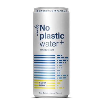 No Plastic Water+ – Limón y magnesio