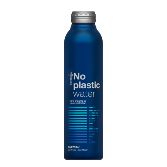 No Plastic Water – Botella rellenable de 500 ml