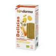 GALLETA CON CÚRCUMA, JENGIBRE Y SABOR NARANJA.